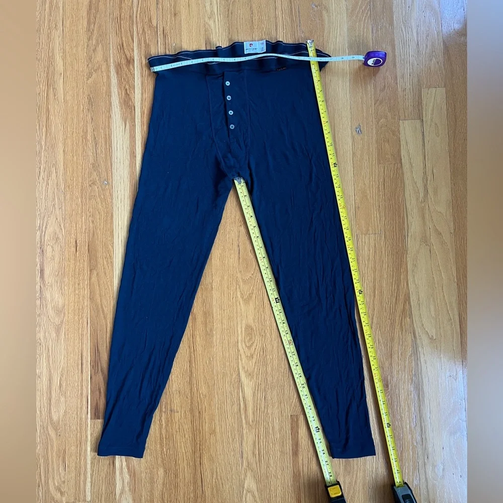 Pierre Cardin thermal long johns leggings Modal lycra navy Stretchy men's W36